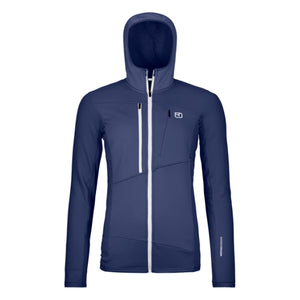 FLEECE GRID HOODY W