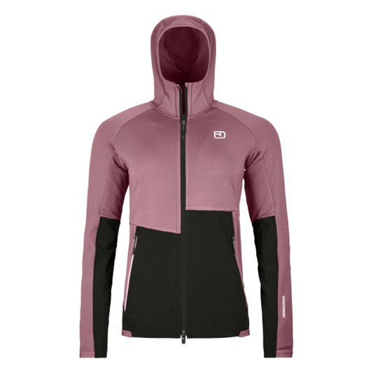 FLEECE RIB HOODY W