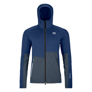 FLEECE RIB HOODY W