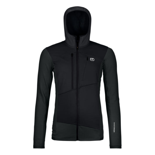 FLEECE GRID HOODY W