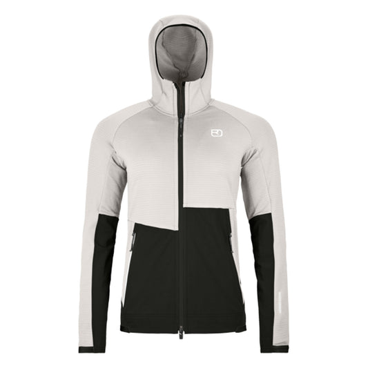 FLEECE RIB HOODY W