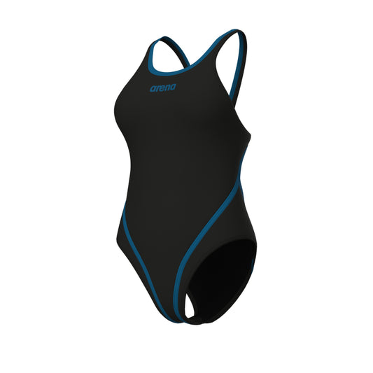 W Arena Solid Swimsuit Tech Back