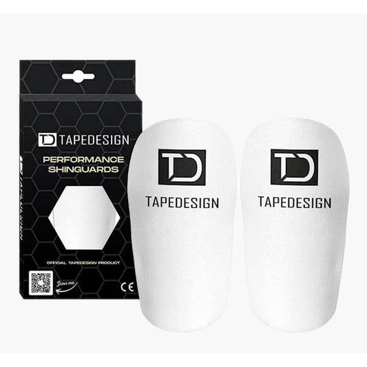 Tapedesign Performance Shinguards 2.0 Weiss