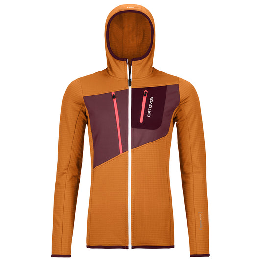 Fleece Grid Hoody Fleecejacke