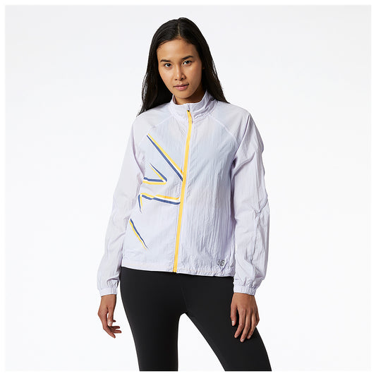 W Printed Impact Run Light Pack Laufjacke