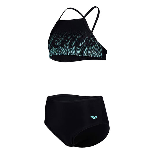 G Arena Graphic Swimsuit Bikini Crop Top