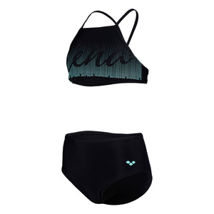 G Arena Graphic Swimsuit Bikini Crop Top
