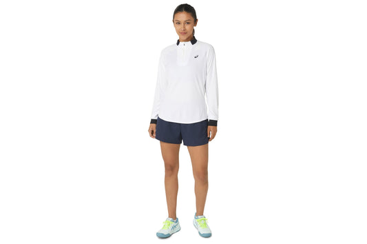 COURT 1/2 ZIP Langarm Tennisshirt