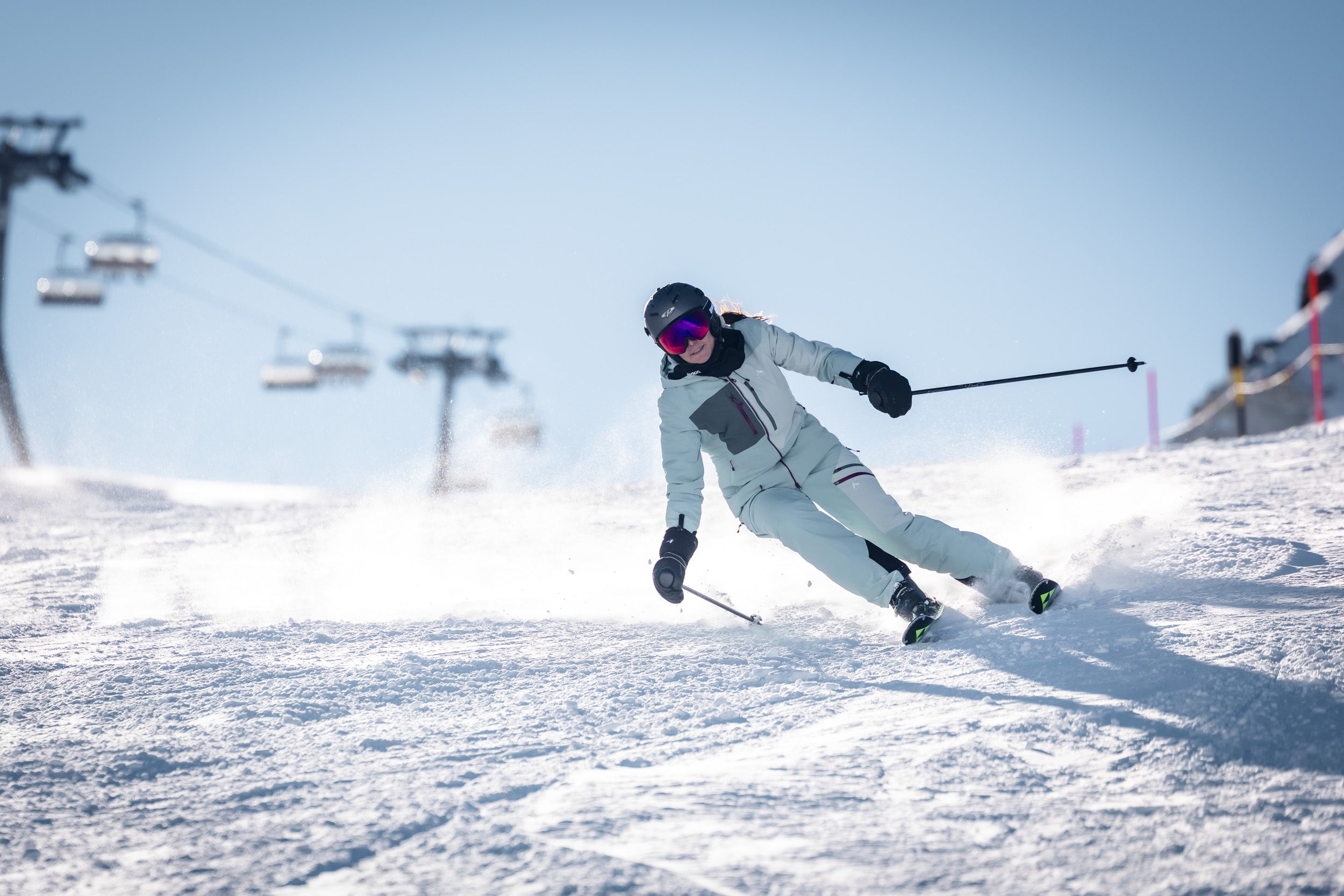 Skifahrerin