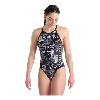 Arena Icons Swimsuit Fast Back All Over Maillot de bain