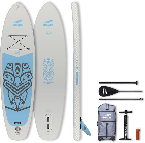 Indiana 10'6 Family Pack GREY Stand Up Paddle