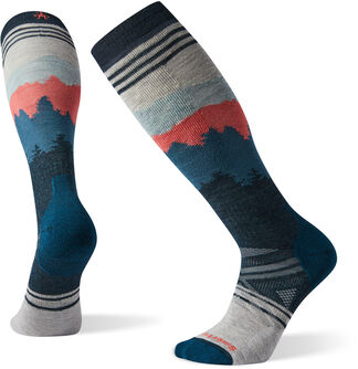 Phd Ski Medium Alpenglow Pattern Socken
